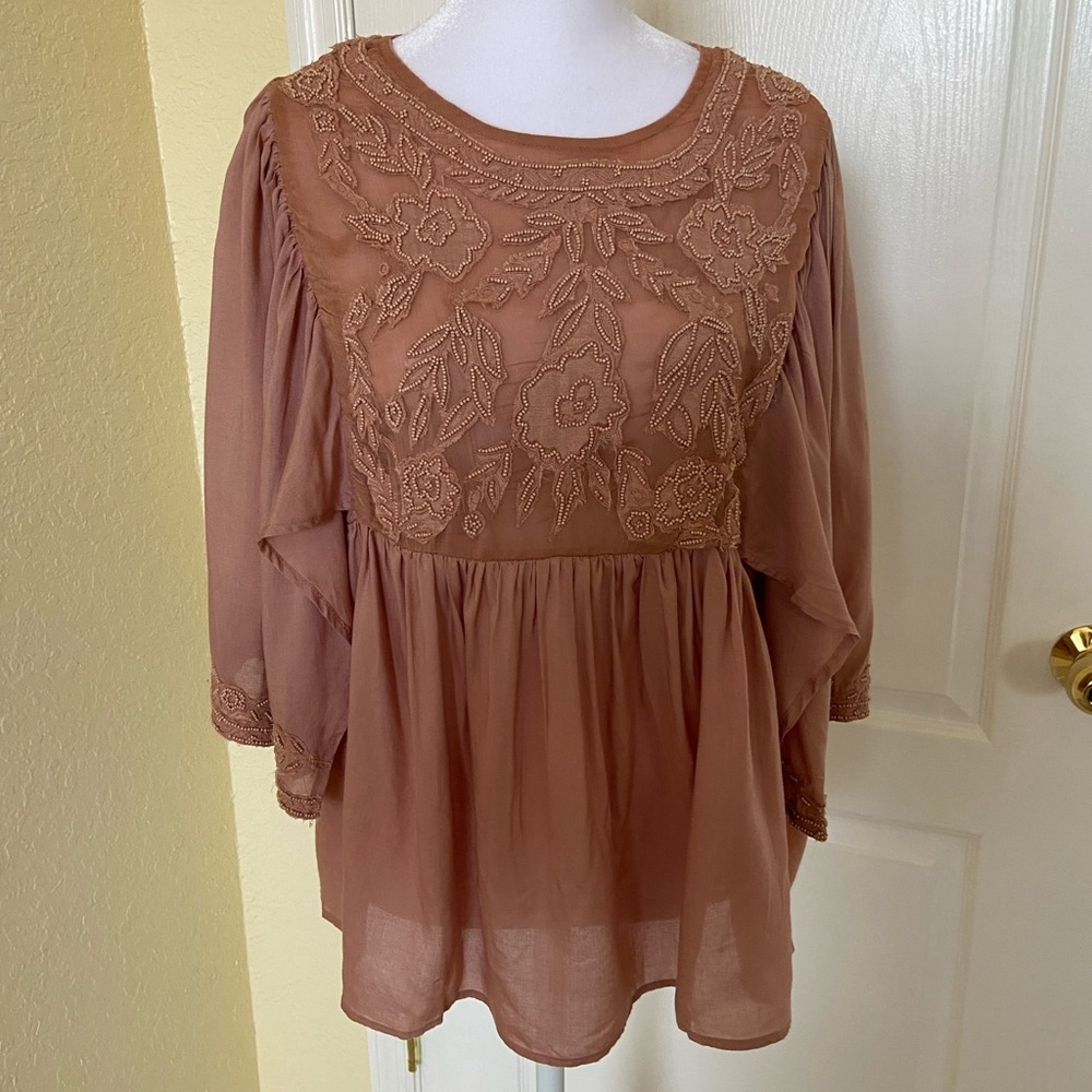 Love Sam Embroidered/Beaded Top - Picture 9 of 11